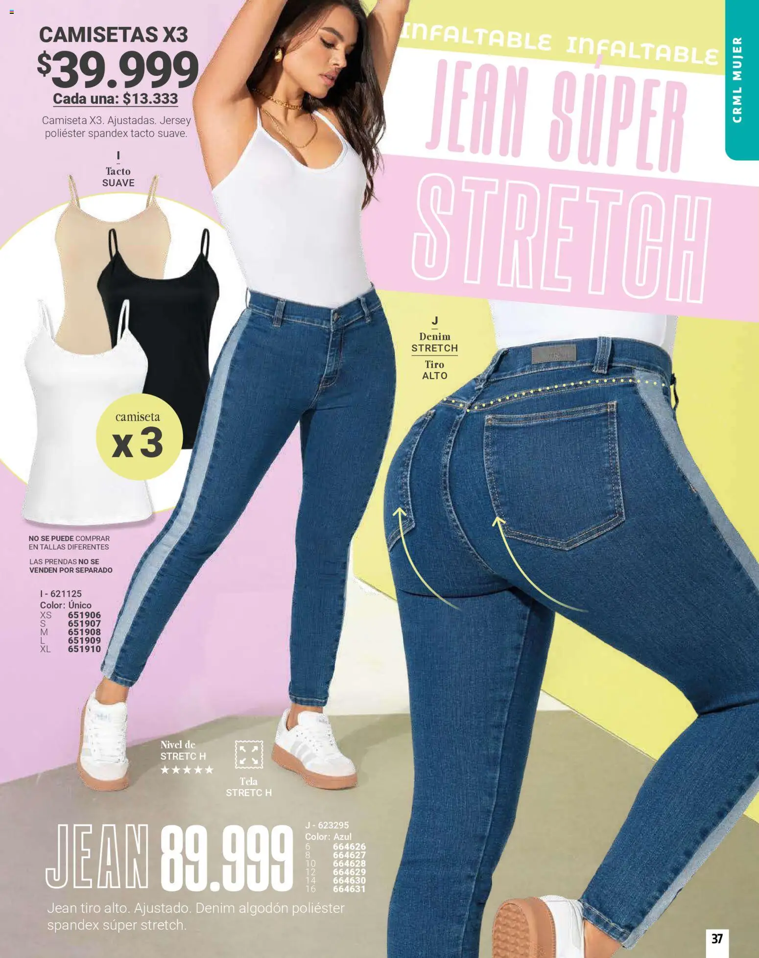 Carmel revista - valida desde el 01.03.2026 | Página: 37 | Productos: Algodón, Jean, Camiseta