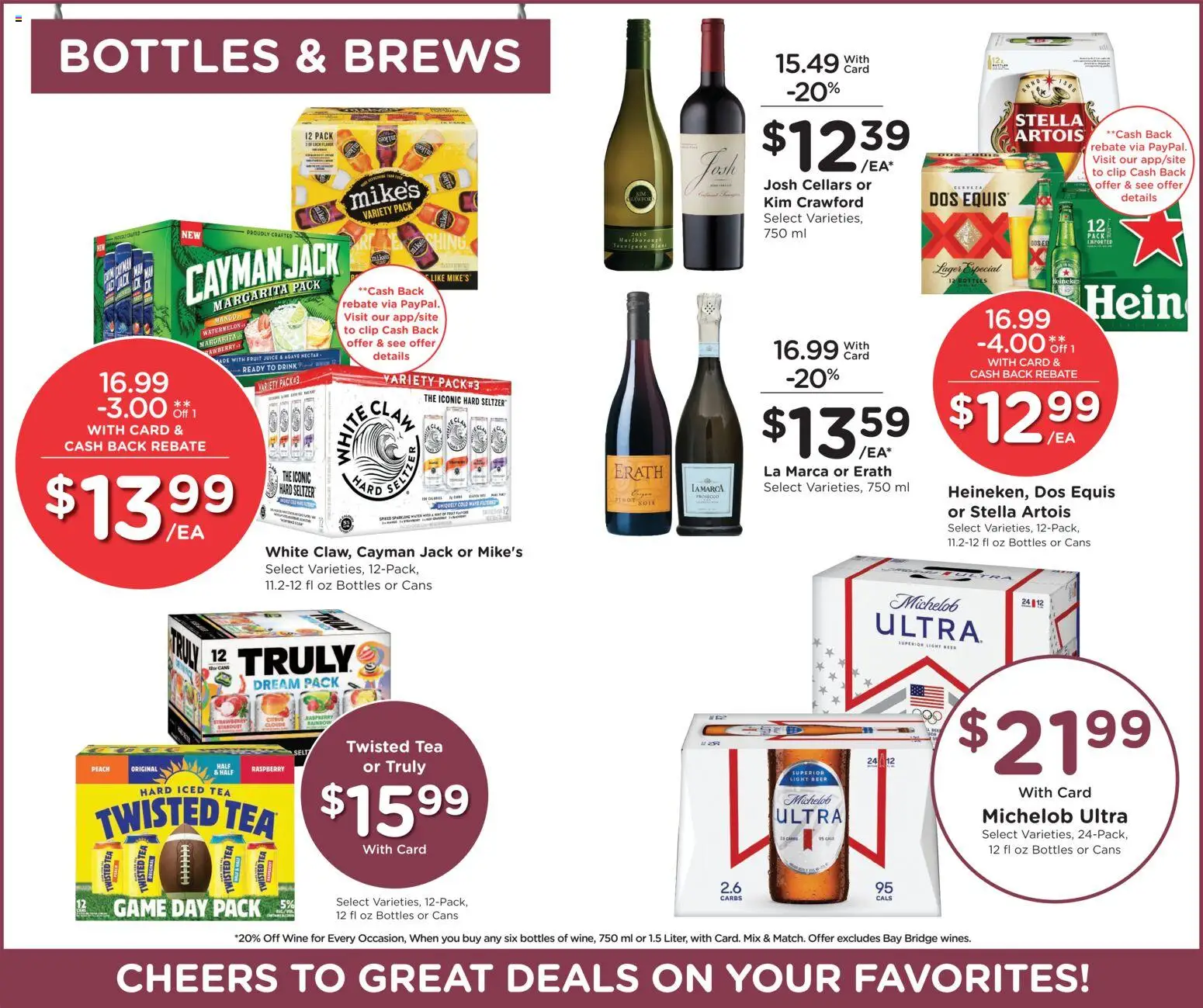 Smith's Weekly Ad - ID - valid from 28.01.2026 | Page: 9 | Products: Juice, Wine, Beer, Tea