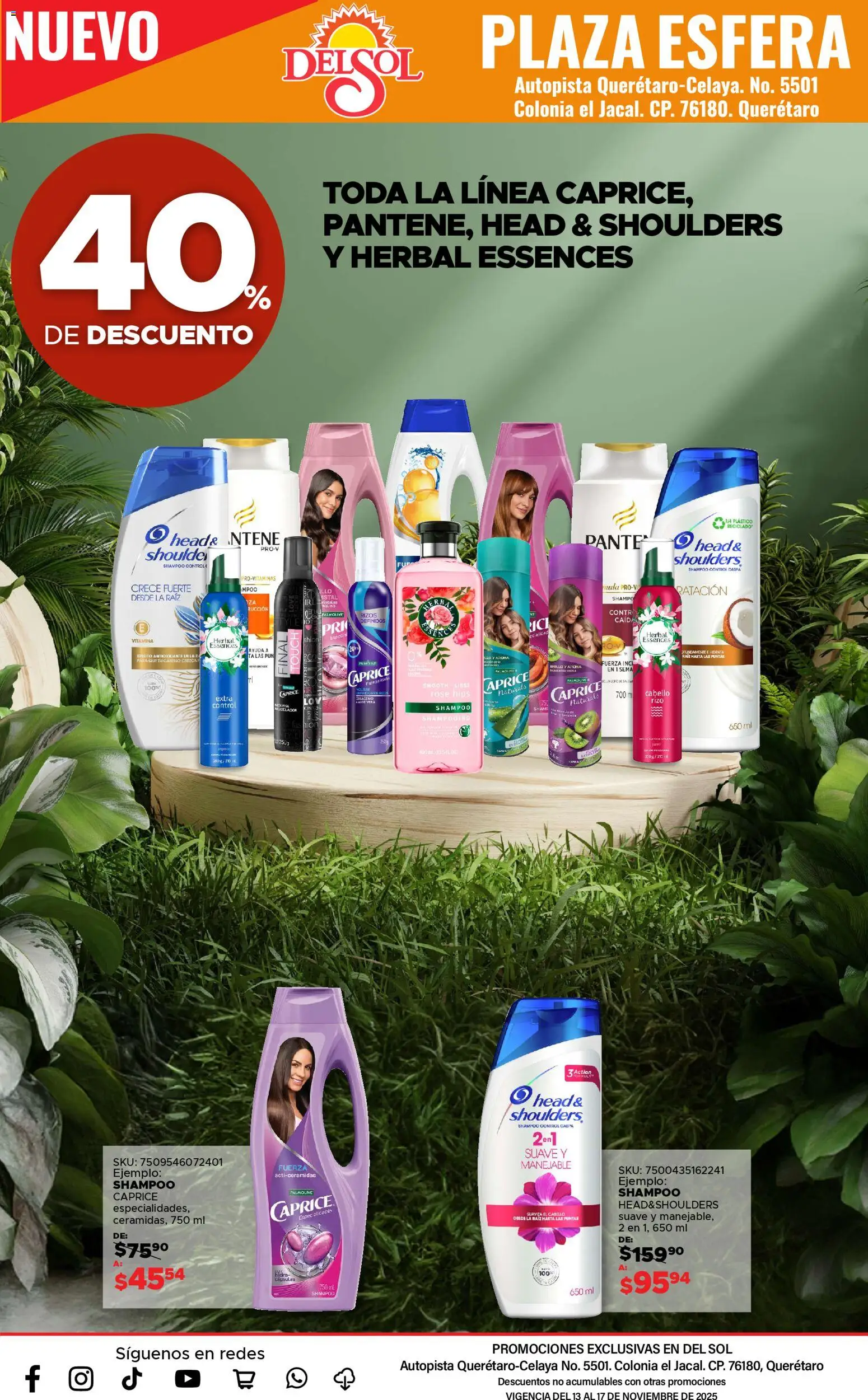 Nuevas ofertas de Del Sol y Woolworth válidas en toda la República Mexicana desde el 13.11.2025. ¡Encuentra las mejores ofertas en Del Sol y Woolworth catálogo Apertura Querétaro Esfera 1201! | Página: 37 | Productos: Sal, Brillo