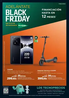Vista previa de El Corte Inglés Black Friday, nuevo folleto de la tienda, válido en México a partir del 10.11.2025
