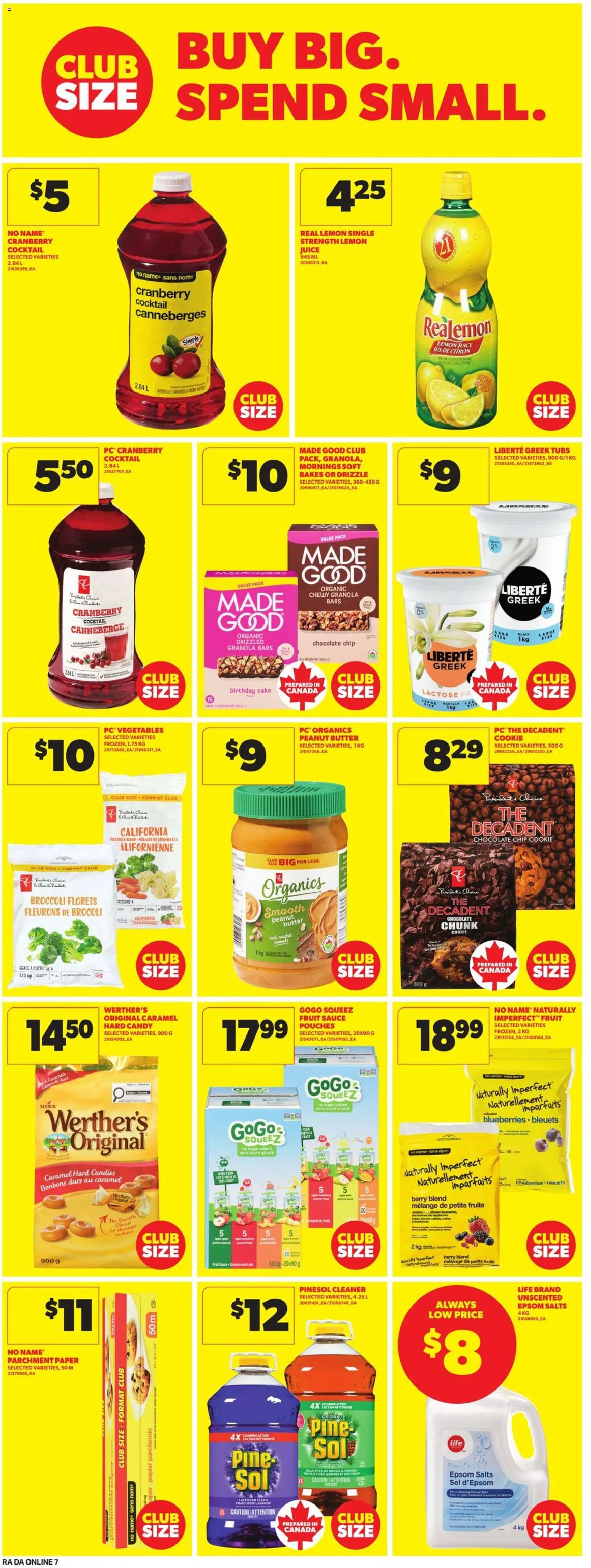 Atlantic Superstore flyer valid from 09.04.2026 | Page: 16 | Products: Candies, Butter, Chocolate, Juice