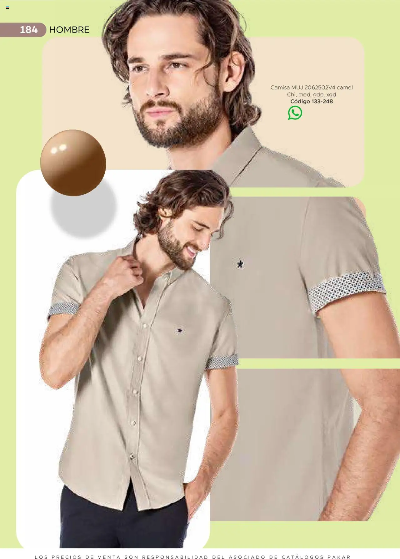 Nuevas ofertas de SC Pakar válidas en toda la República Mexicana desde el 31.01.2025. ¡Encuentra las mejores ofertas en SC Pakar catálogo Ropa! | Página: 184 | Productos: Camisa