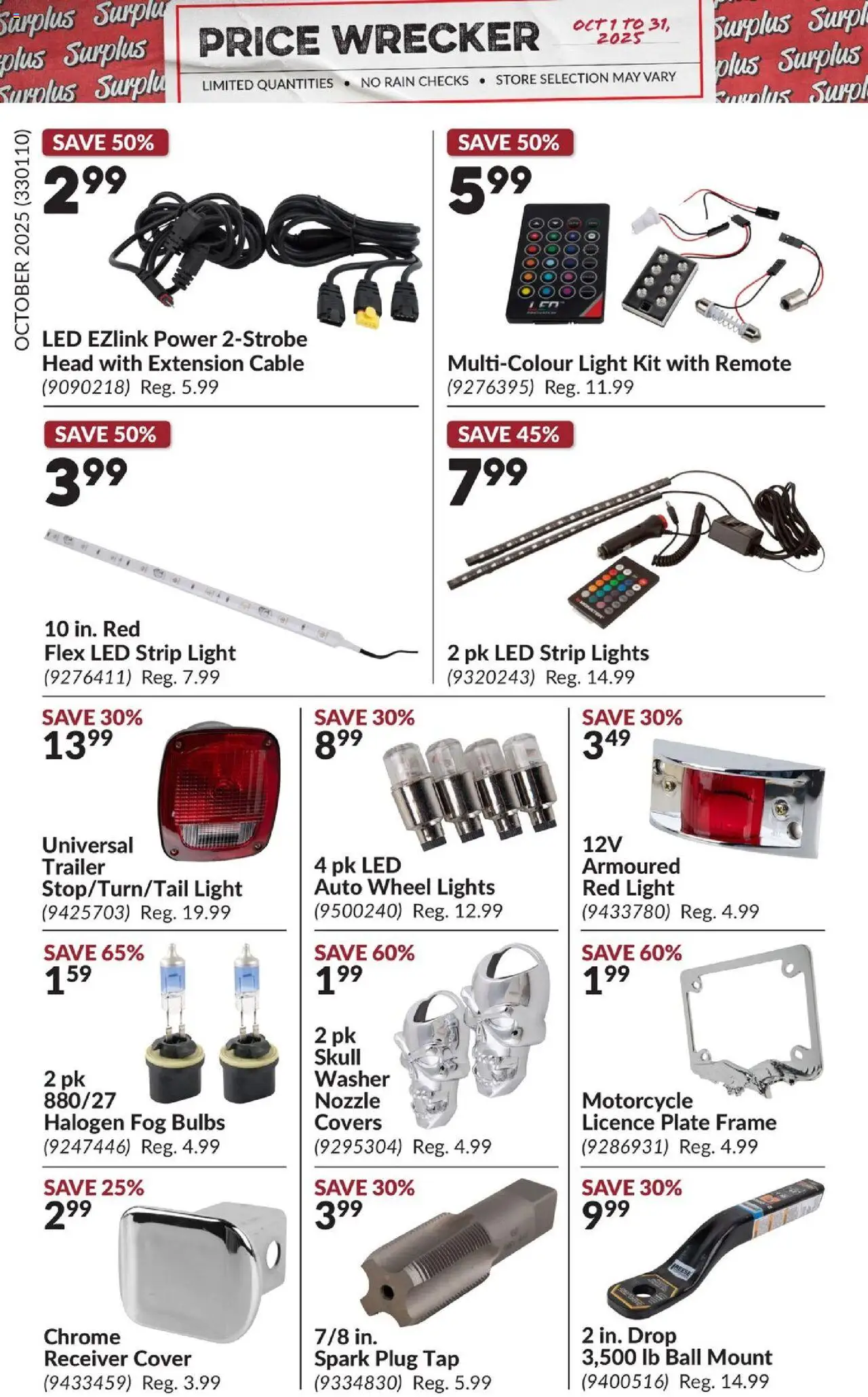 Princess Auto flyer valid from 01.10.2025 | Page: 2 | Products: Cable
