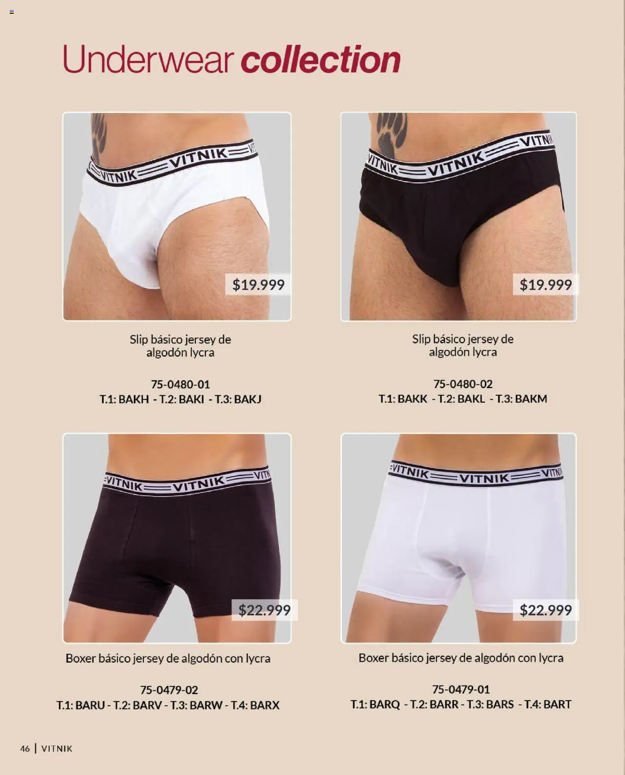 Vitnik catálogo Accesorios │ válido desde el 08.08.2025 | Página: 46 | Productos: Algodón