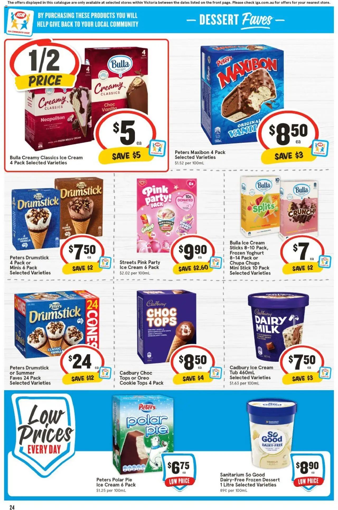 IGA catalogue - valid from 18.06.2025 | Page: 20 | Products: Dairy, Chocolate, Chips, Cream