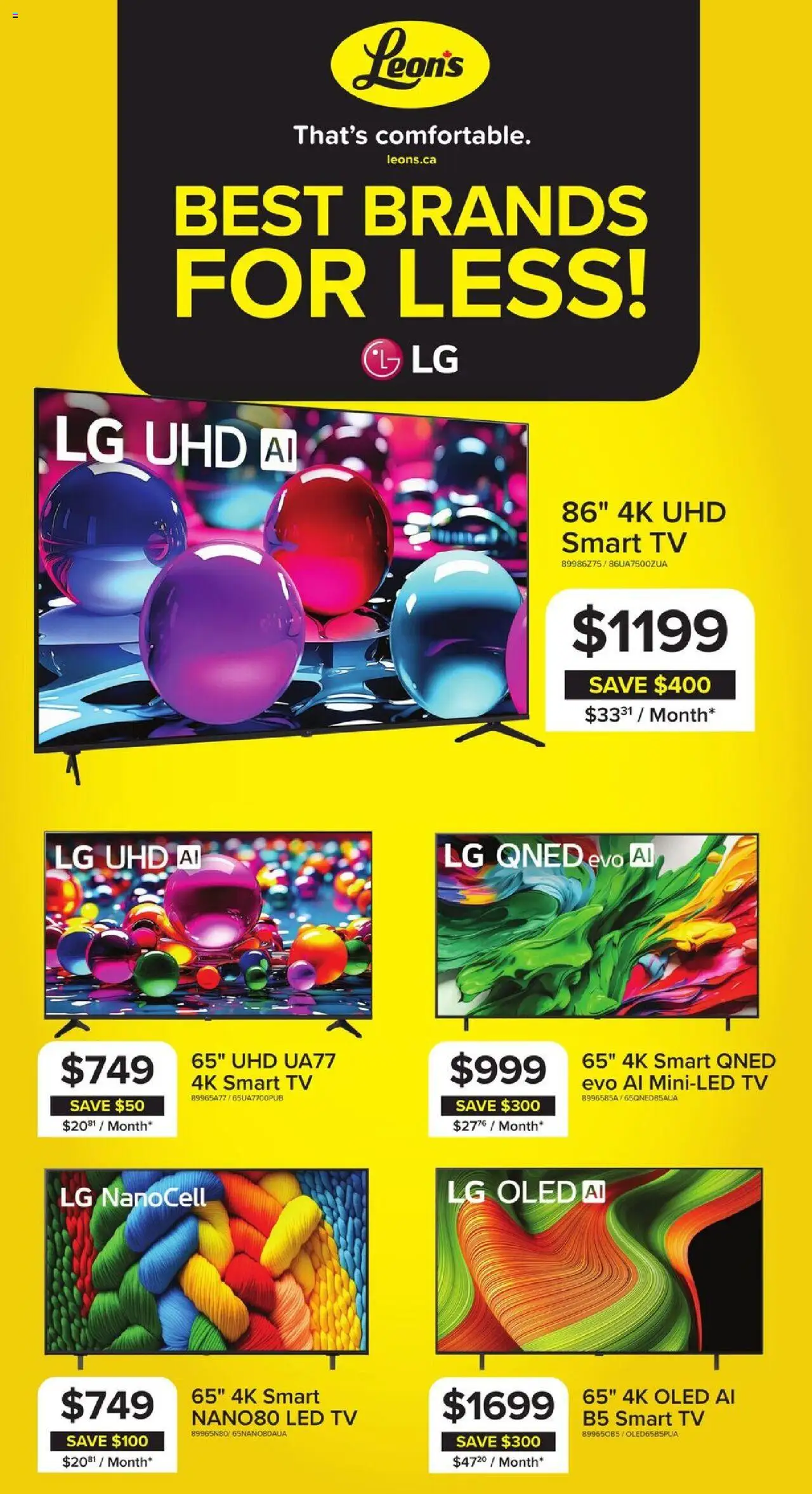 Leon's flyer valid from 03.10.2025 | Page: 2 | Products: Tv
