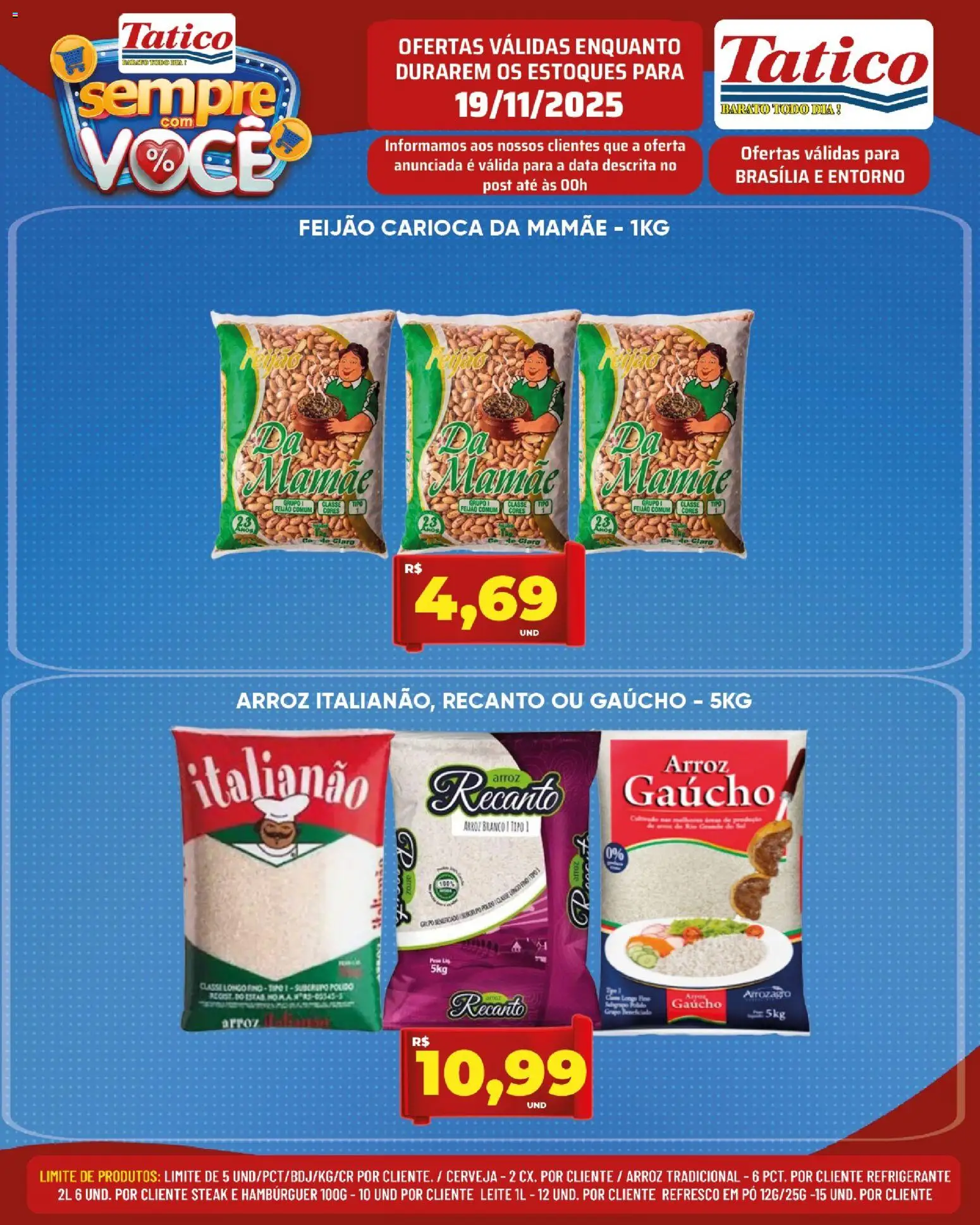 Tatico Folheto - válido de 20.11.2025 | Página: 27 | Produtos: Refresco, Arroz, Hambúrguer, Refrigerante