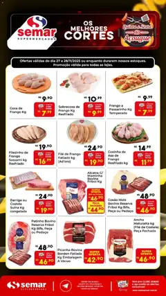 Semar Supermercado - Ofertas Quinta e Sexta do Açougue - Pré-Visualização do folheto da loja Semar Supermercado, válido de 27.11.2025