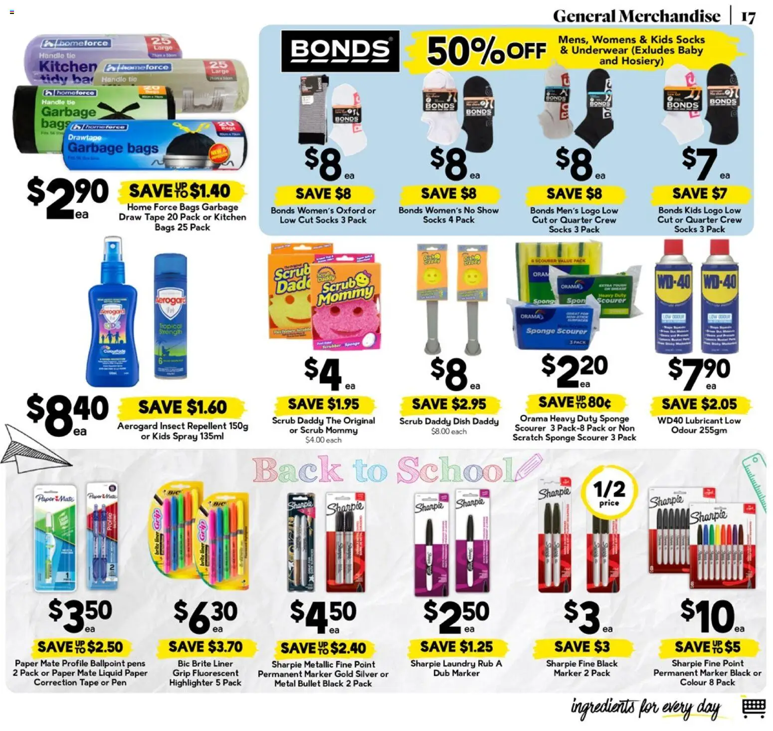 Drakes catalogue - valid from 14.01.2026 | Page: 18 | Products: Hosiery, Scrub, Garbage bags, Socks