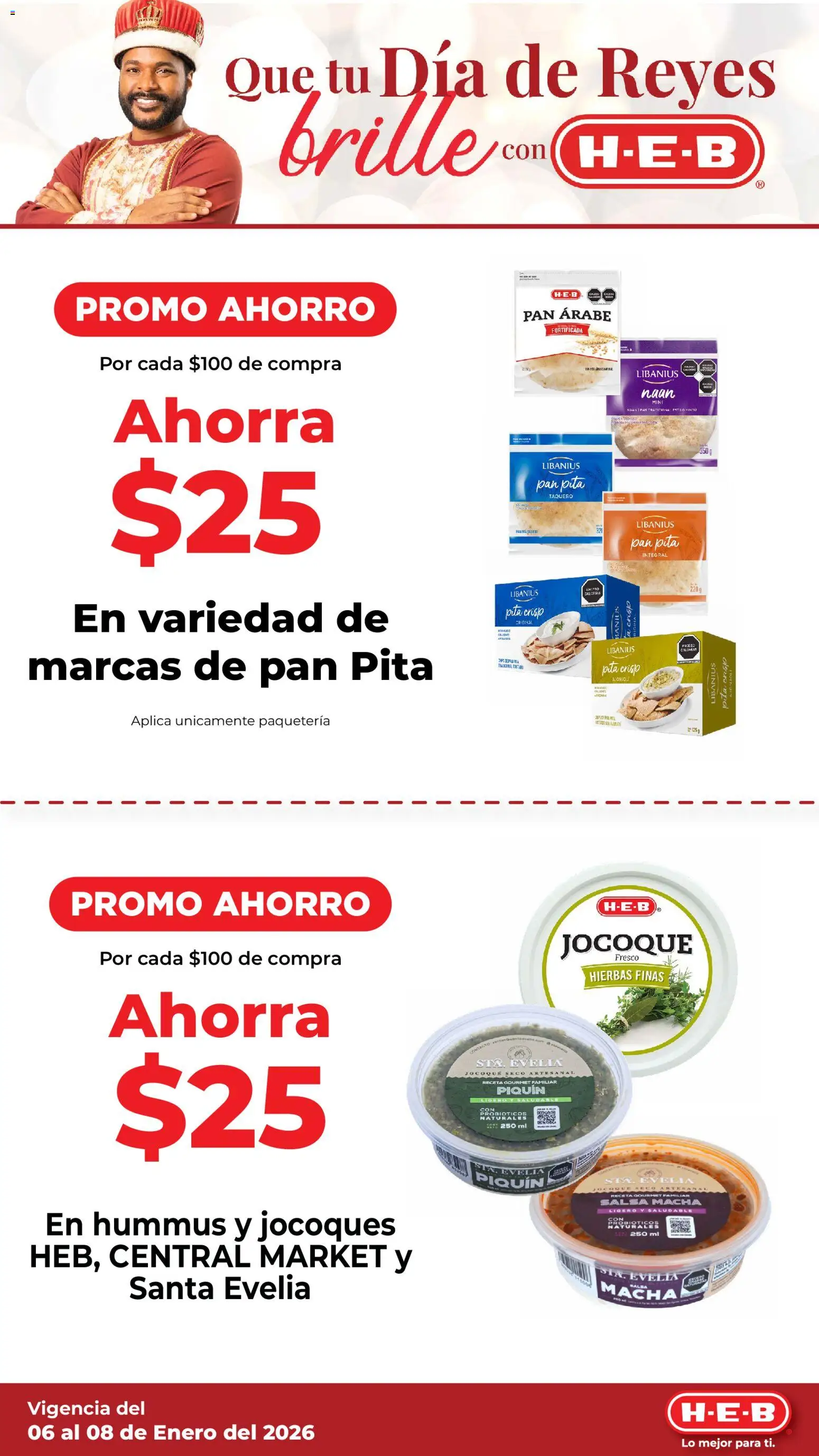 Nuevas ofertas de H-E-B válidas en toda la República Mexicana desde el 06.01.2026. ¡Encuentra las mejores ofertas en H-E-B folleto! | Página: 2 | Productos: Pan