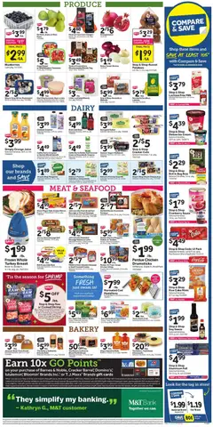 Preview of Stop & Shop weekly ads valid from 12.12.2025 | Page: 11 | Products: Milk, Cheese, Seafood, Cheesecake