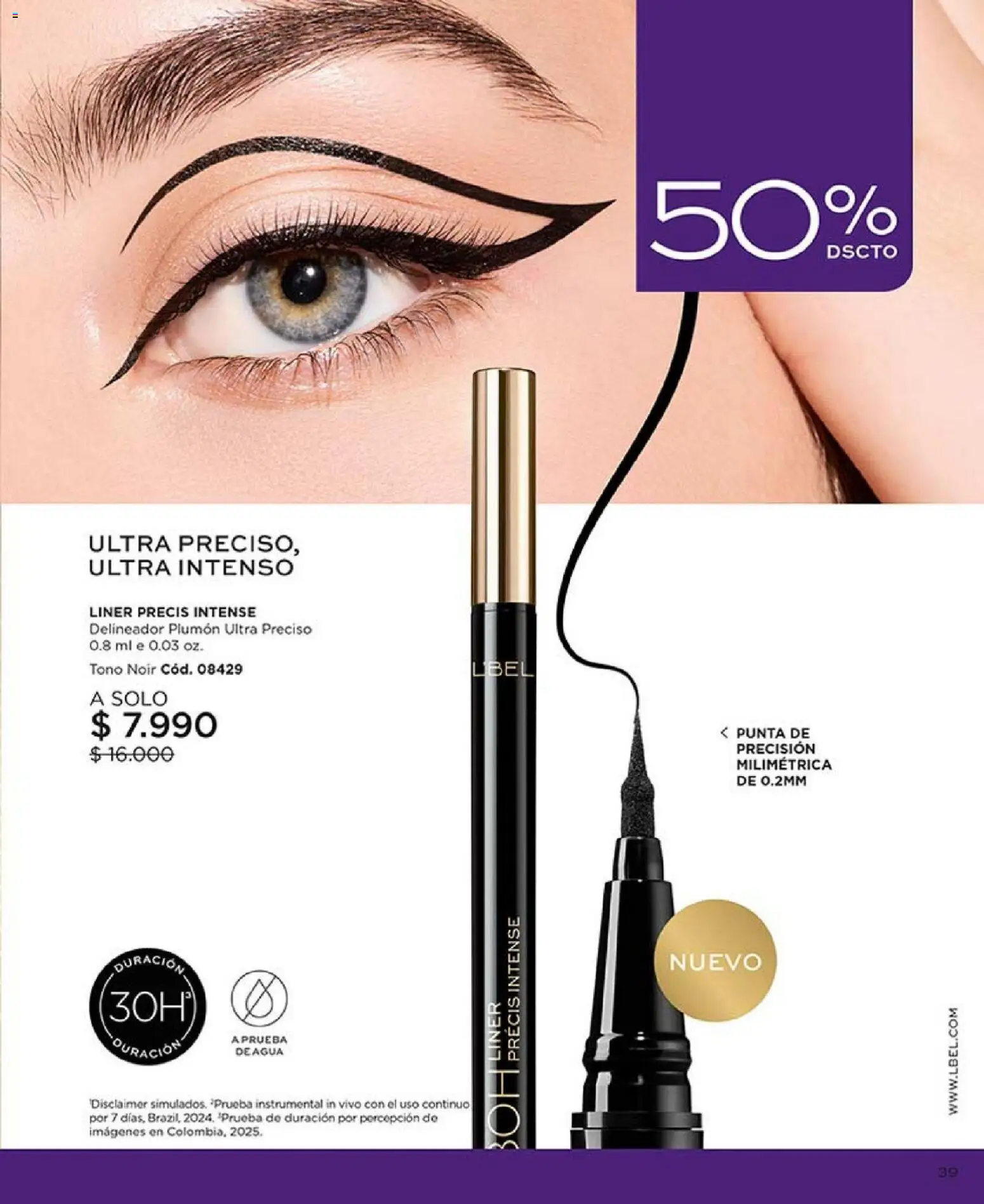 Catálogo L'Bel Campaña 4 │ válido desde el 15.02.2026 | Página: 43 | Productos: Delineador, Plumón