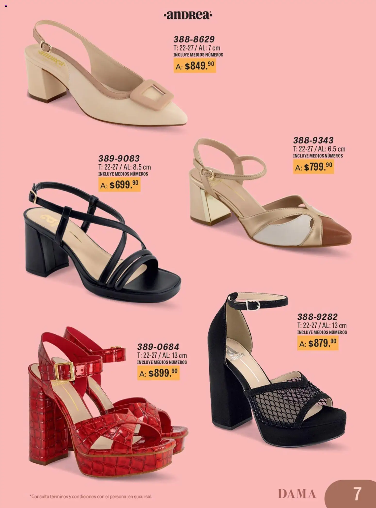 Nuevas ofertas de Andrea válidas en toda la República Mexicana desde el 11.01.2026. ¡Encuentra las mejores ofertas en Andrea catálogo Para Las Fiestas! | Página: 7