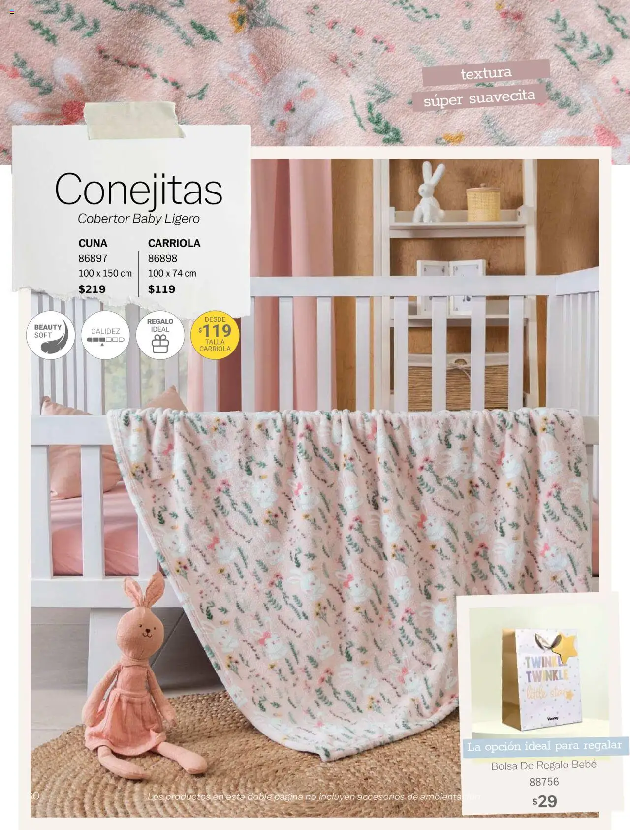 Nuevas ofertas de Vianney válidas en toda la República Mexicana desde el 15.08.2025. ¡Encuentra las mejores ofertas en Vianney - Catálogo Bebé! | Página: 62 | Productos: Carriola, Cobertor, Bolsa, Cuna