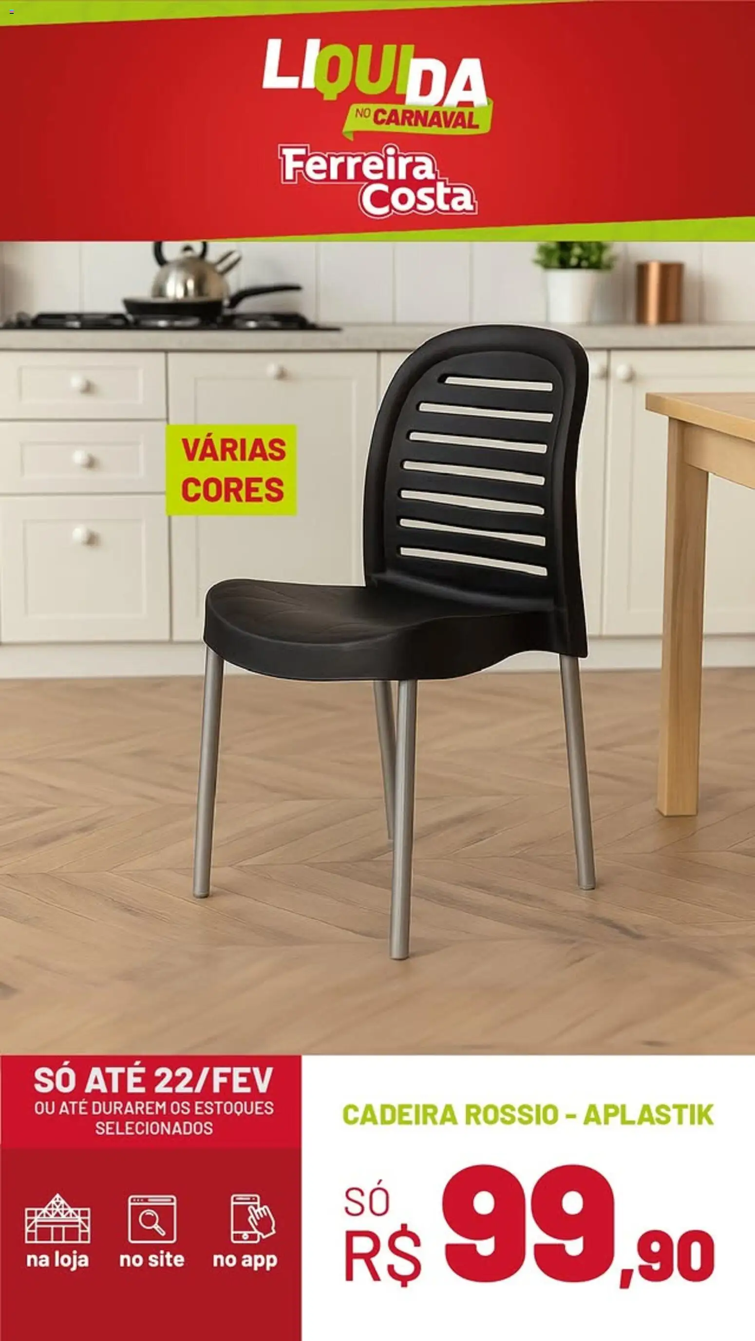 Ferreira Costa Folheto - válido de 26.01.2026 | Página: 9 | Produtos: Cadeira