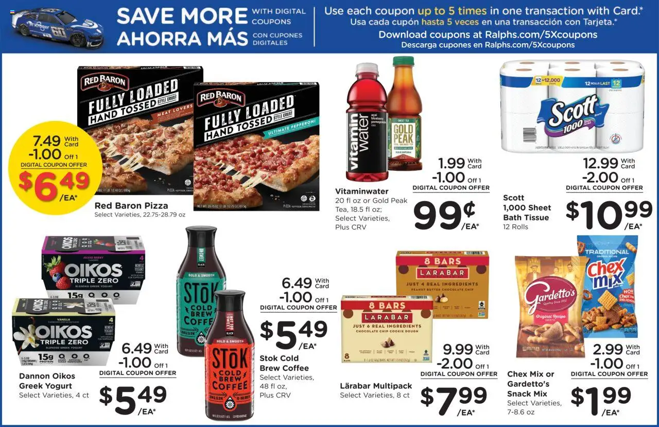 Ralphs Weekly Ad - CA - valid from 01.10.2025 | Page: 10 | Products: Bath, Yogurt, Coffee, Chocolate Chip
