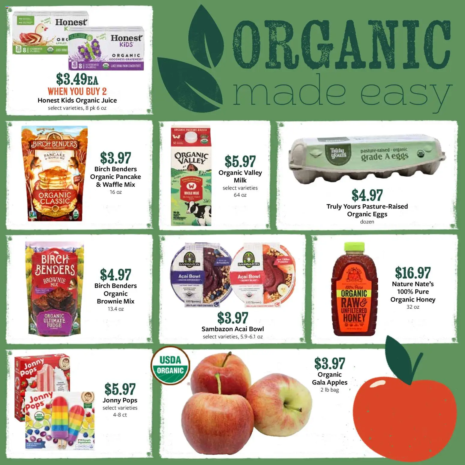 Fareway Monthly Ad - valid from 29.12.2025 | Page: 9 | Products: Eggs, Juice, Apples, Bag