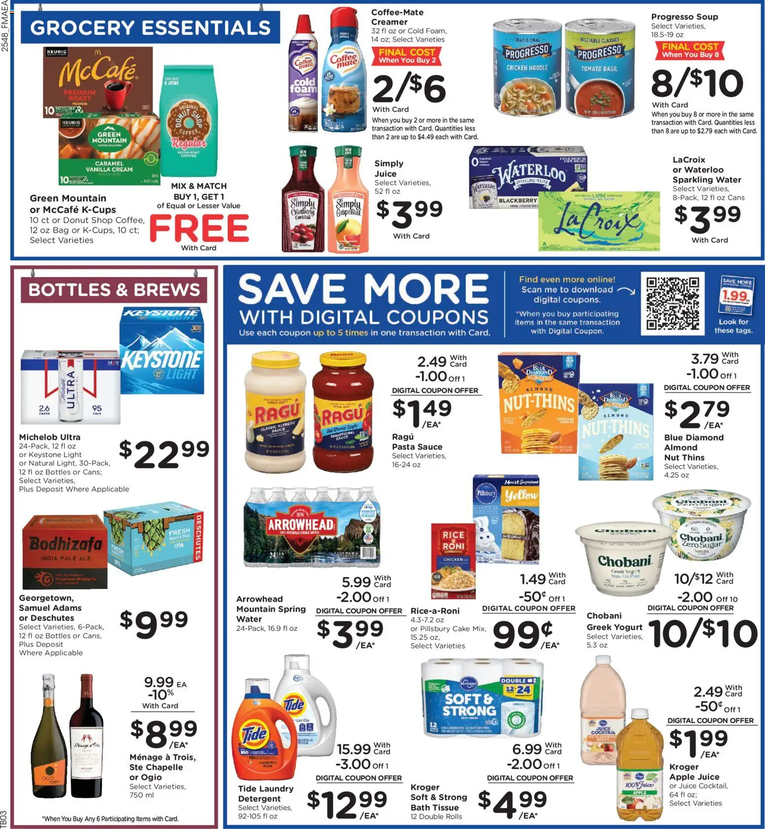 Fred Meyer Weekly Ad - valid from 02.01.2026 | Page: 8 | Products: Juice, Detergent, Sauce, Sugar