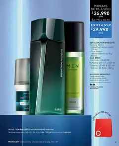Catálogo Ésika Campaña x válido desde el 30.04.2026 | Página: 17 | Productos: Perfume, Desodorante, Aceite