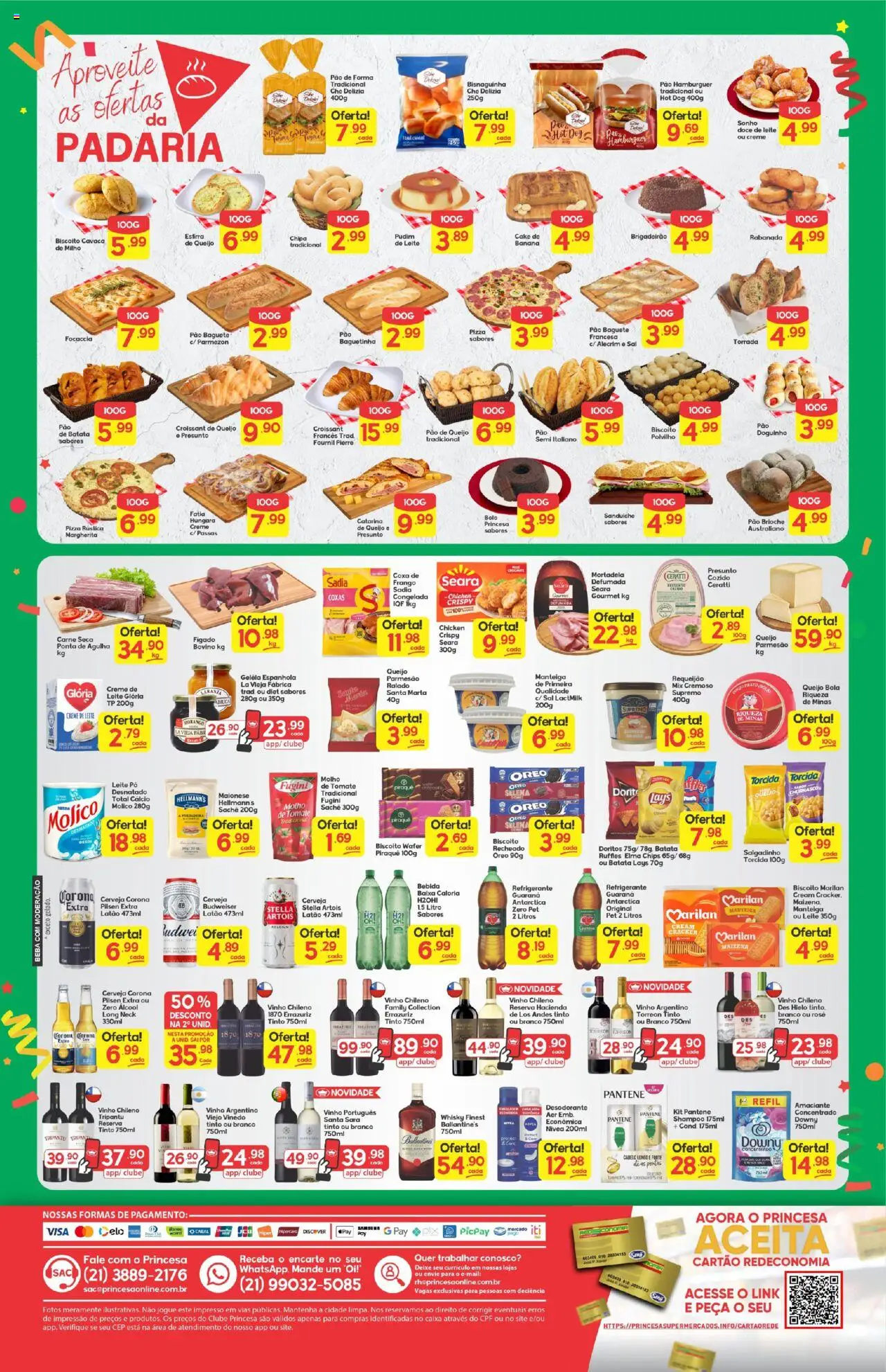 Princesa Folheto - válido de 10.09.2025 | Página: 2 | Produtos: Caixa, Sanduíche, Carne, Cálcio