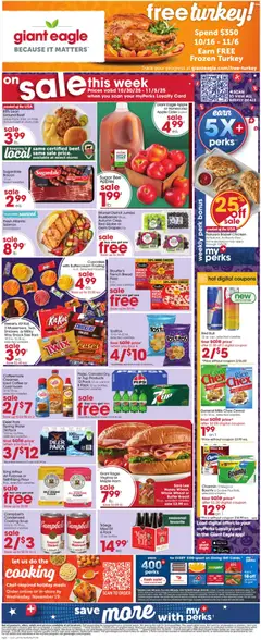 Preview of Giant Eagle weekly ads valid from 30.10.2025