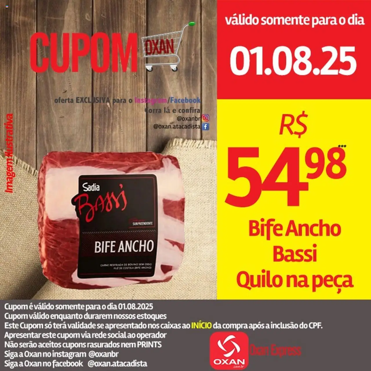 Oxan Atacadista Folheto - válido de 01.08.2025 | Página: 18 | Produtos: Carne