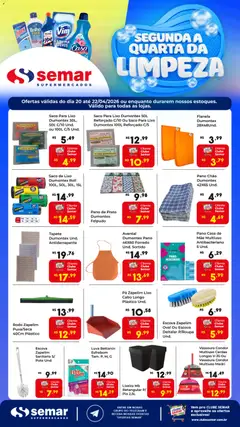 Semar Supermercado ofertas da Limpeza - Pré-Visualização do folheto da loja Semar Supermercado, válido de 20.04.2026