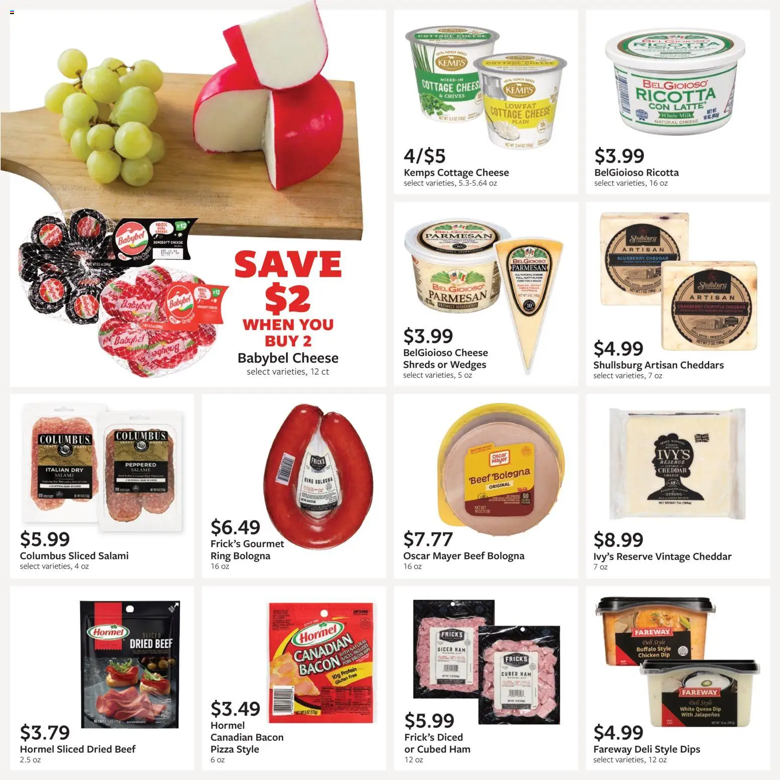 Fareway Monthly Ad - valid from 02.03.2026 | Page: 30 | Products: Salami, Pizza, Beef, Cottage cheese