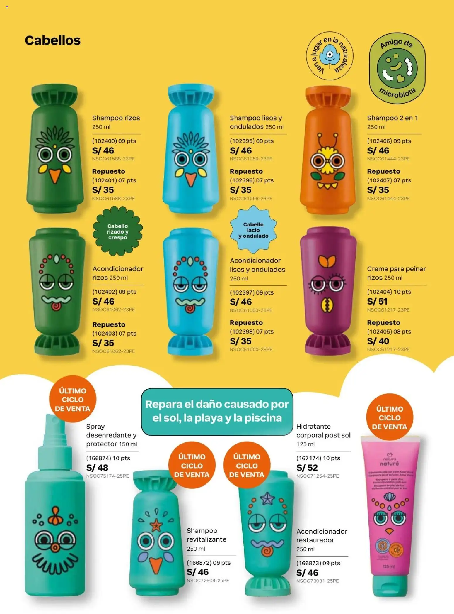 Catálogo Natura válido desde 31.03.2026 | Página: 147 | Productos: Shampoo, Acondicionador, Crema