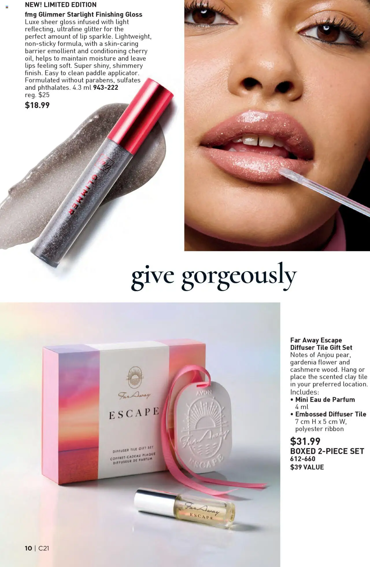 Avon flyer valid from 09.10.2025 | Page: 10 | Products: Lip gloss