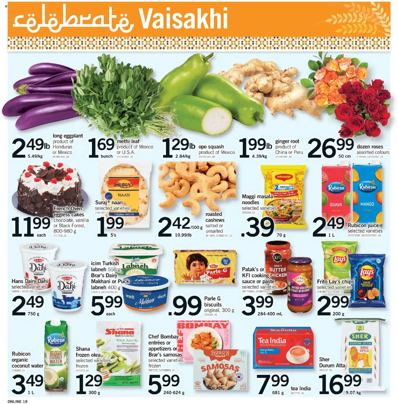 Fortinos flyer valid from 26.03.2026 | Page: 18 | Products: Chips, Oven, Butter, Chicken