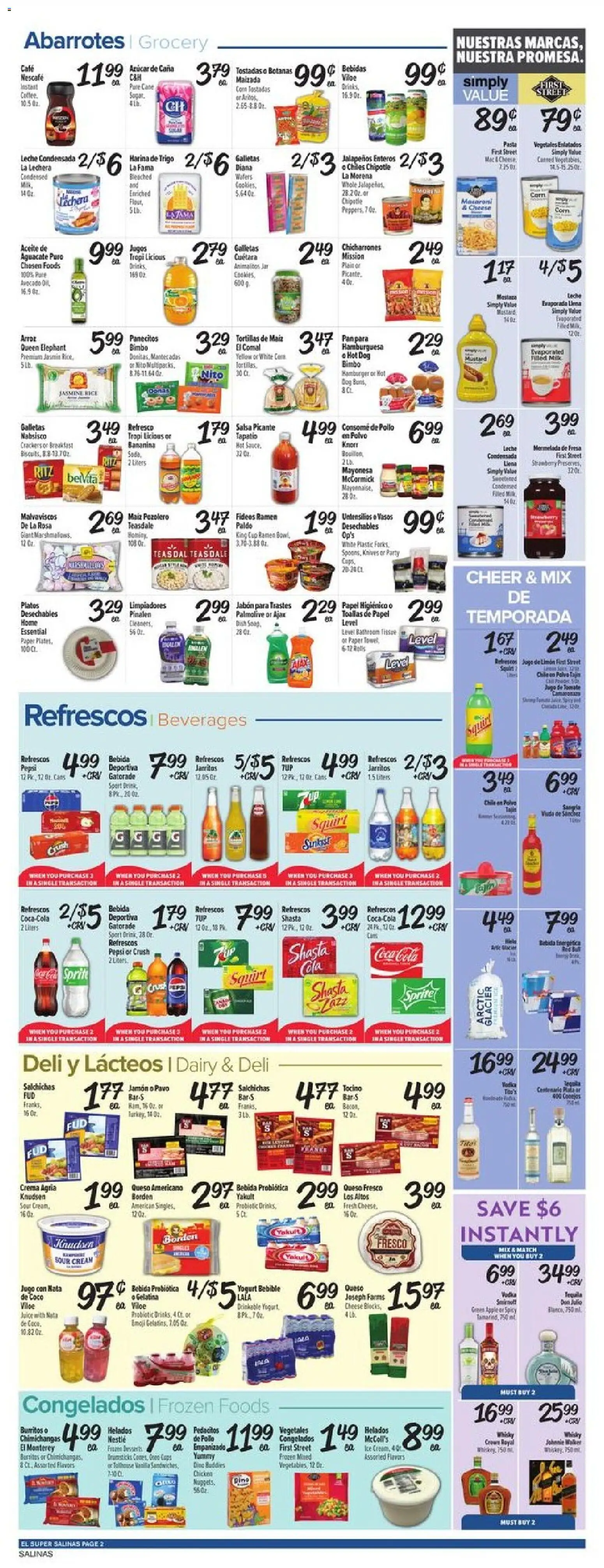 El Super Weekly Ad - CA - valid from 26.11.2025 | Page: 2 | Products: Cheese, Sour cream, Cream, Cookies