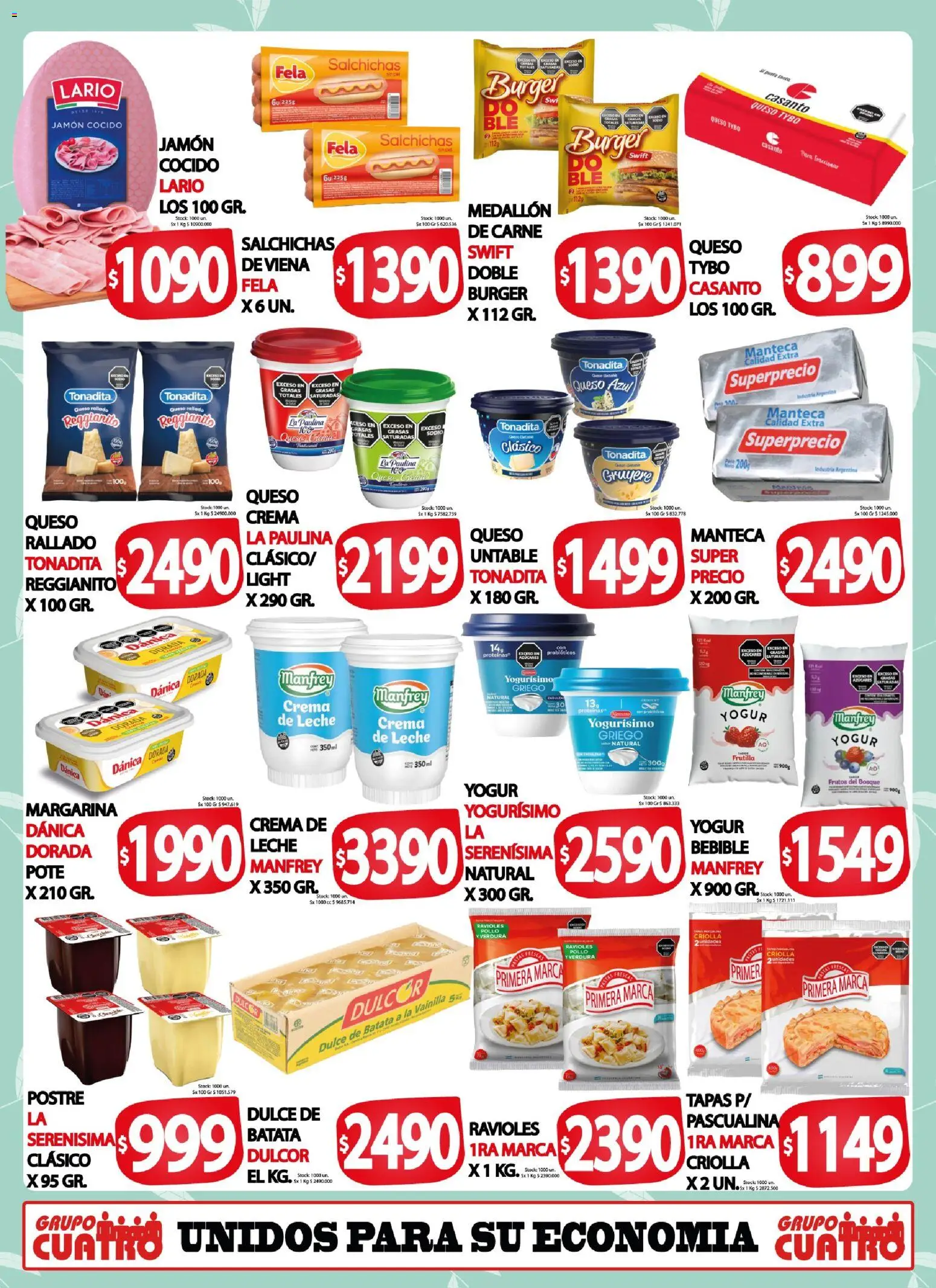 Mariano Max - Catálogo │ válido desde el 22.10.2025 | Página: 4 | Productos: Pollo, Jamón cocido, Manteca, Yogur