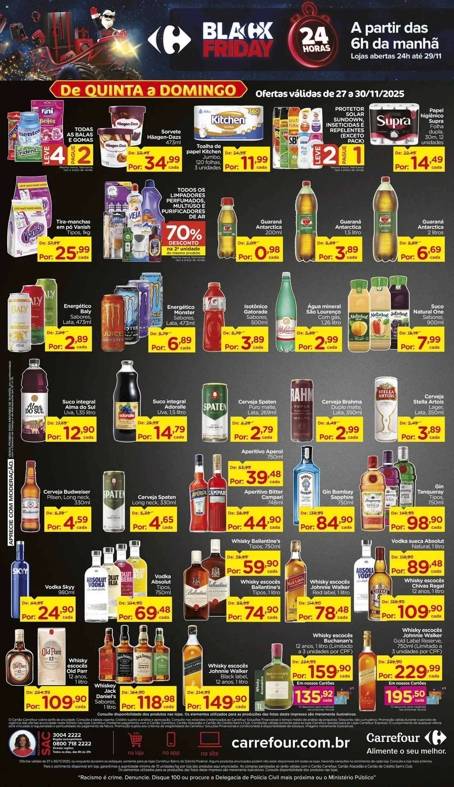 Carrefour Bairro Folheto - válido de 27.11.2025 | Página: 2 | Produtos: Suco, Cerveja, Monster, Isotônico