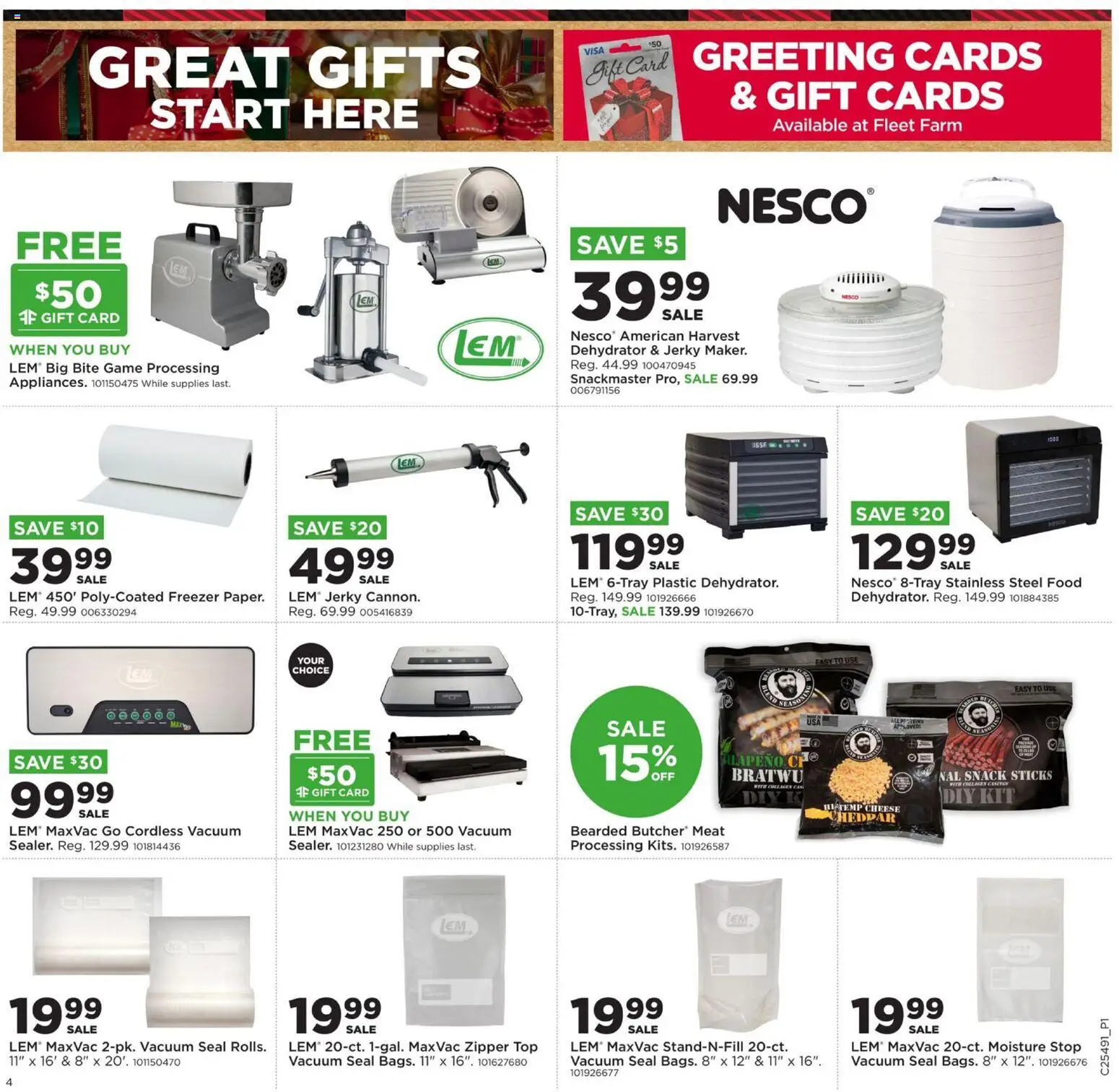 Mills Fleet Farm Weekly Ad - valid from 04.12.2025 | Page: 6 | Products: Vacuum, Cheese, Game, Freezer