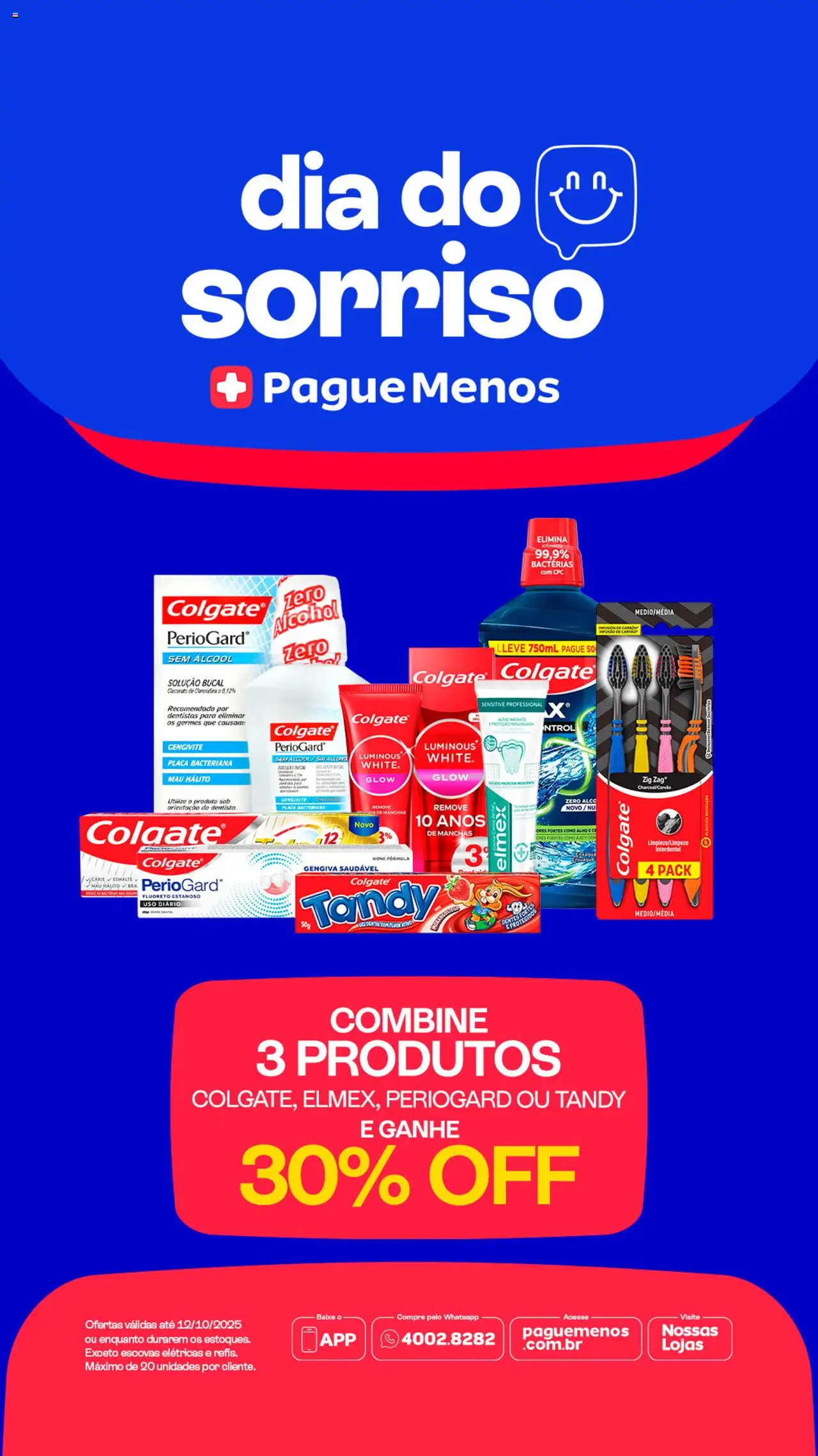 Pague Menos Folheto - válido de 06.10.2025 | Página: 3 | Produtos: Solução bucal, Alho