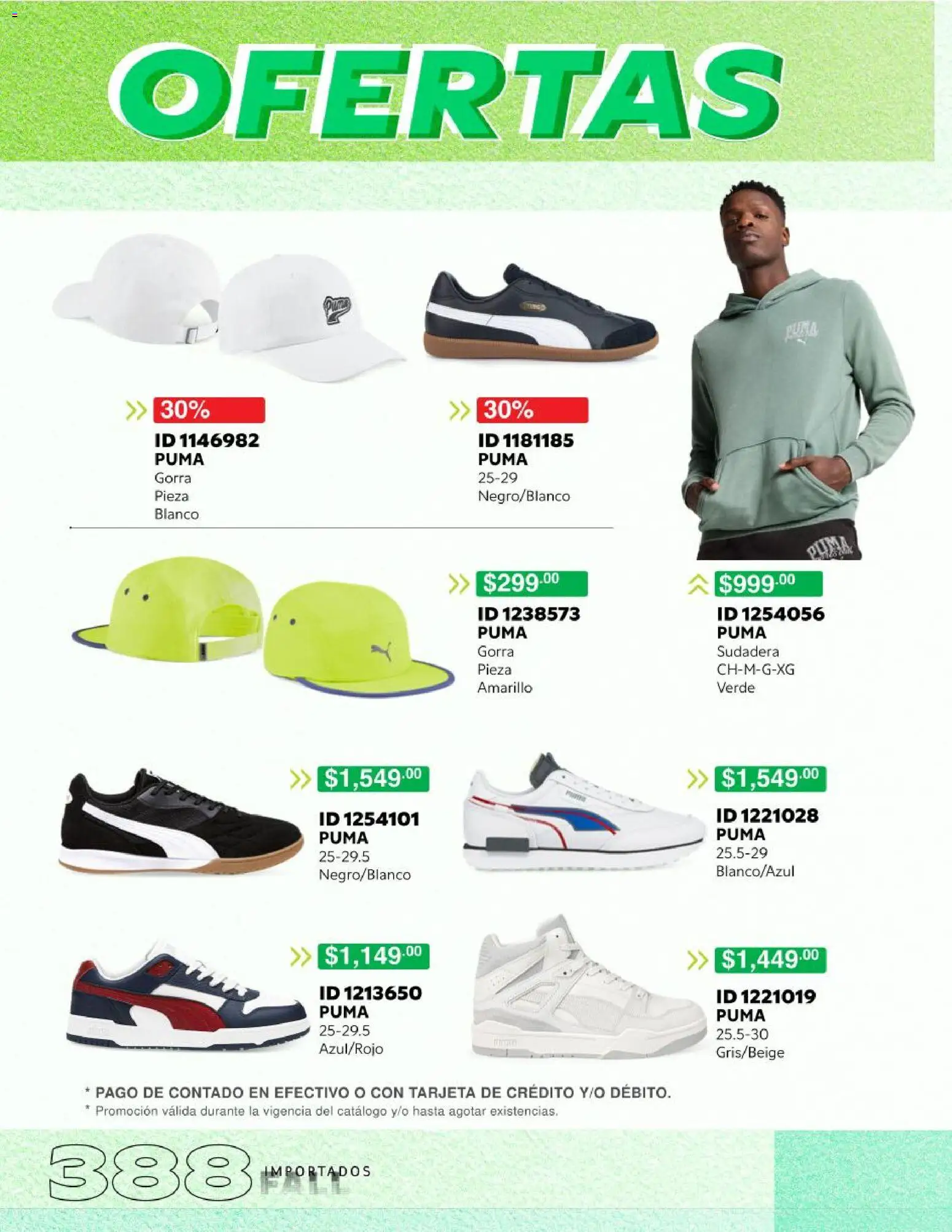 Nuevas ofertas de Price Shoes válidas en toda la República Mexicana desde el 22.10.2025. ¡Encuentra las mejores ofertas en Price Shoes catálogo Fall Importados Ofertas! | Página: 3 | Productos: Gorra, Sudadera