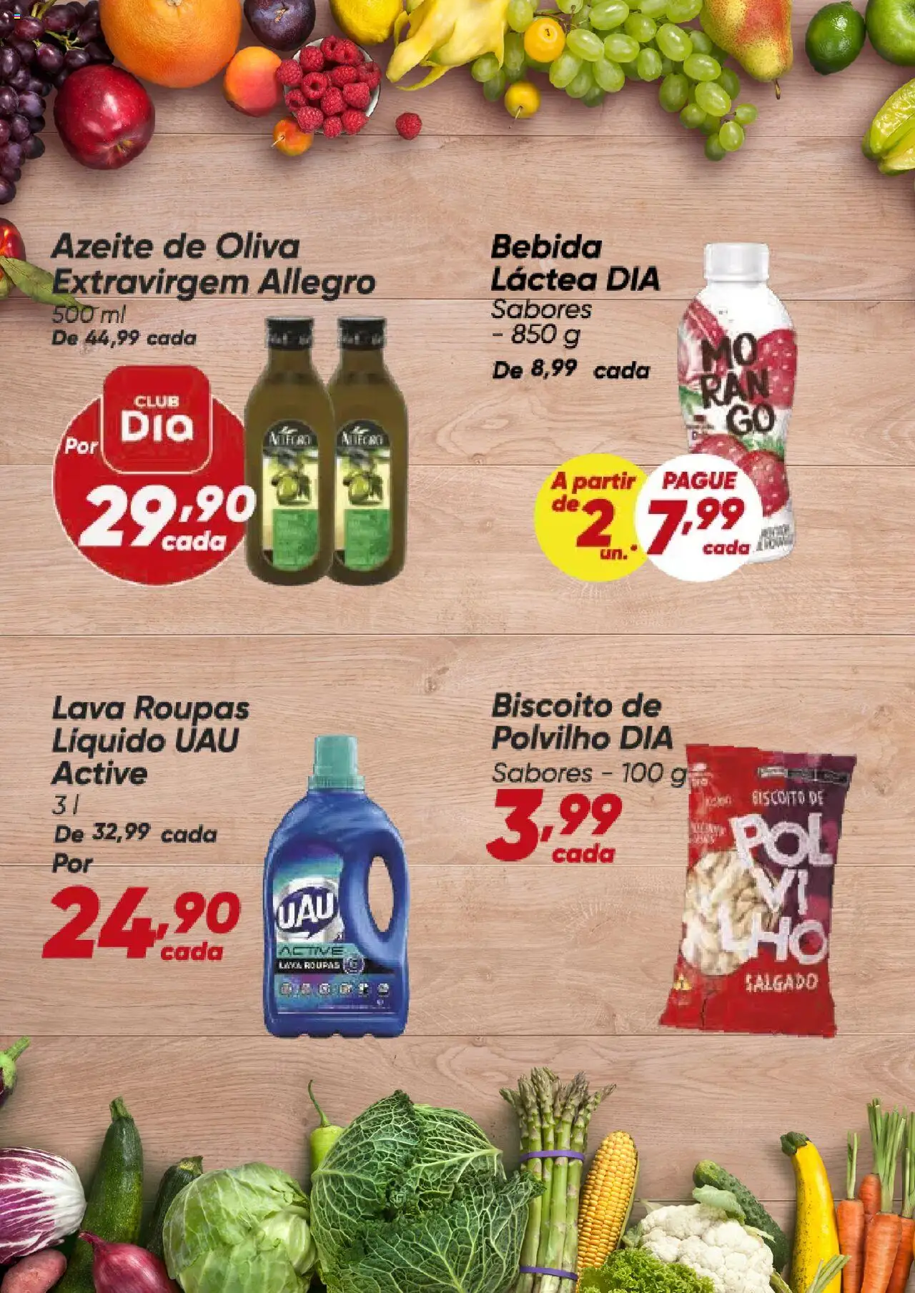 Dia Folheto - válido de 11.08.2025 | Página: 3 | Produtos: Polvilho, Roupas, Bebida, Azeite