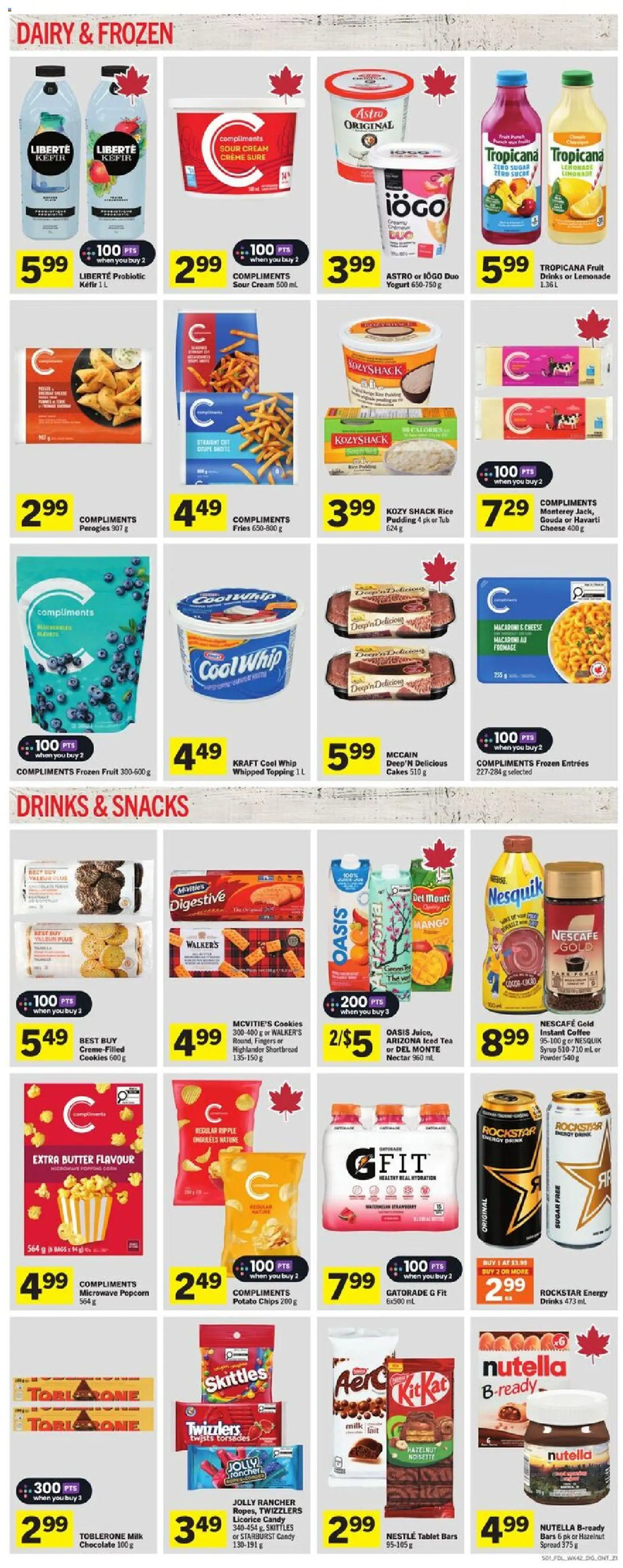 Foodland flyer valid from 12.02.2026 | Page: 3 | Products: Tablet, Powder, Cheese, Yogurt