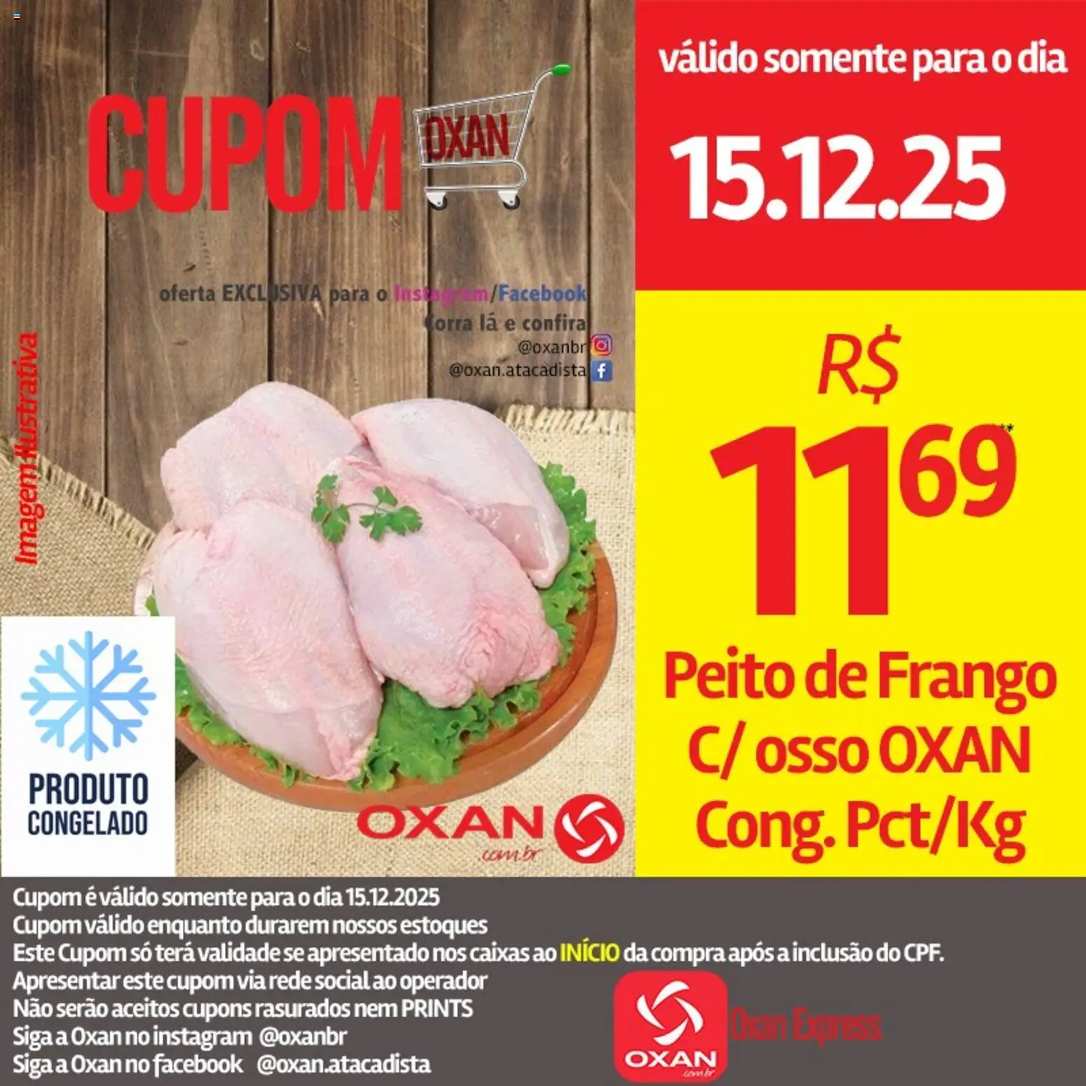 Oxan Atacadista Folheto - válido de 15.12.2025 | Página: 11 | Produtos: Frango, Peito de frango