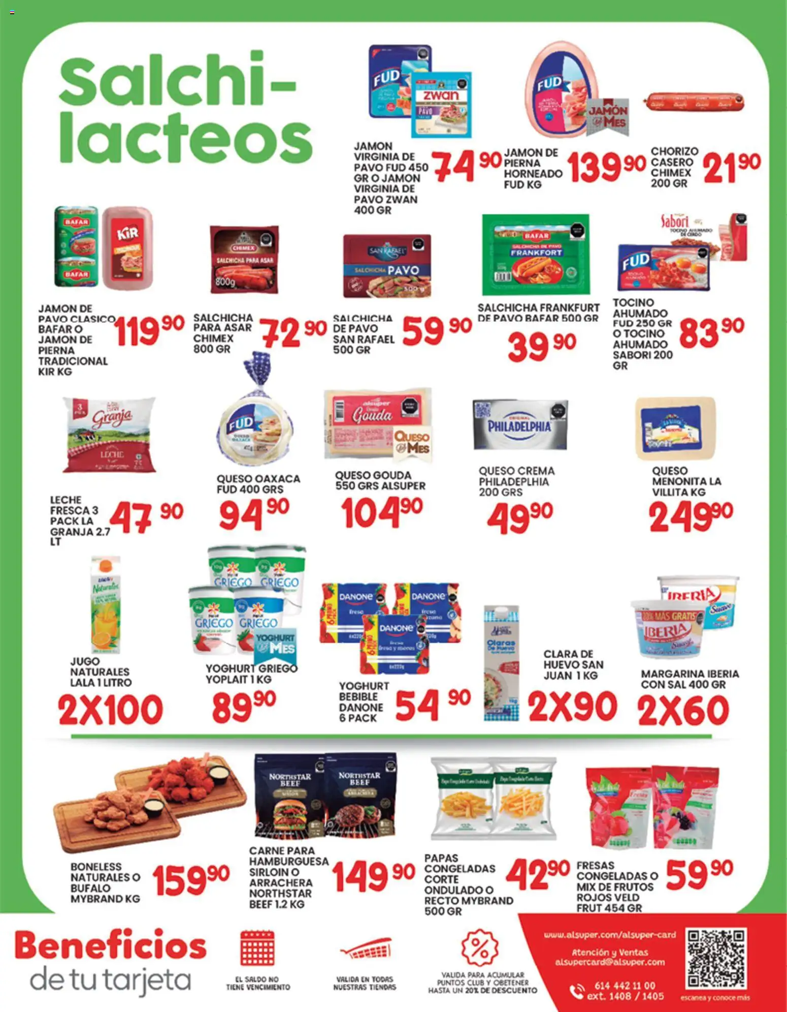 Nuevas ofertas de Alsuper válidas en toda la República Mexicana desde el 09.01.2026. ¡Encuentra las mejores ofertas en Alsuper folleto Durango! | Página: 7 | Productos: Leche, Jugo, Chorizo, Margarina