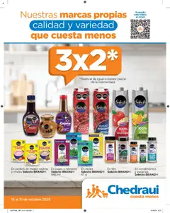 Vista previa de Chedraui - Folleto Nuestras marcas propias , nuevo folleto de la tienda, válido en México a partir del 15.10.2025