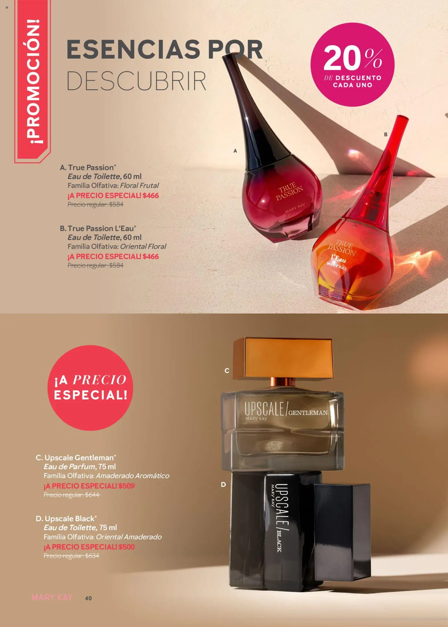 Nuevas ofertas de Mary Kay válidas en toda la República Mexicana desde el 01.04.2026. ¡Encuentra las mejores ofertas en Catálogo Mary Kay Abril 2026! | Página: 40