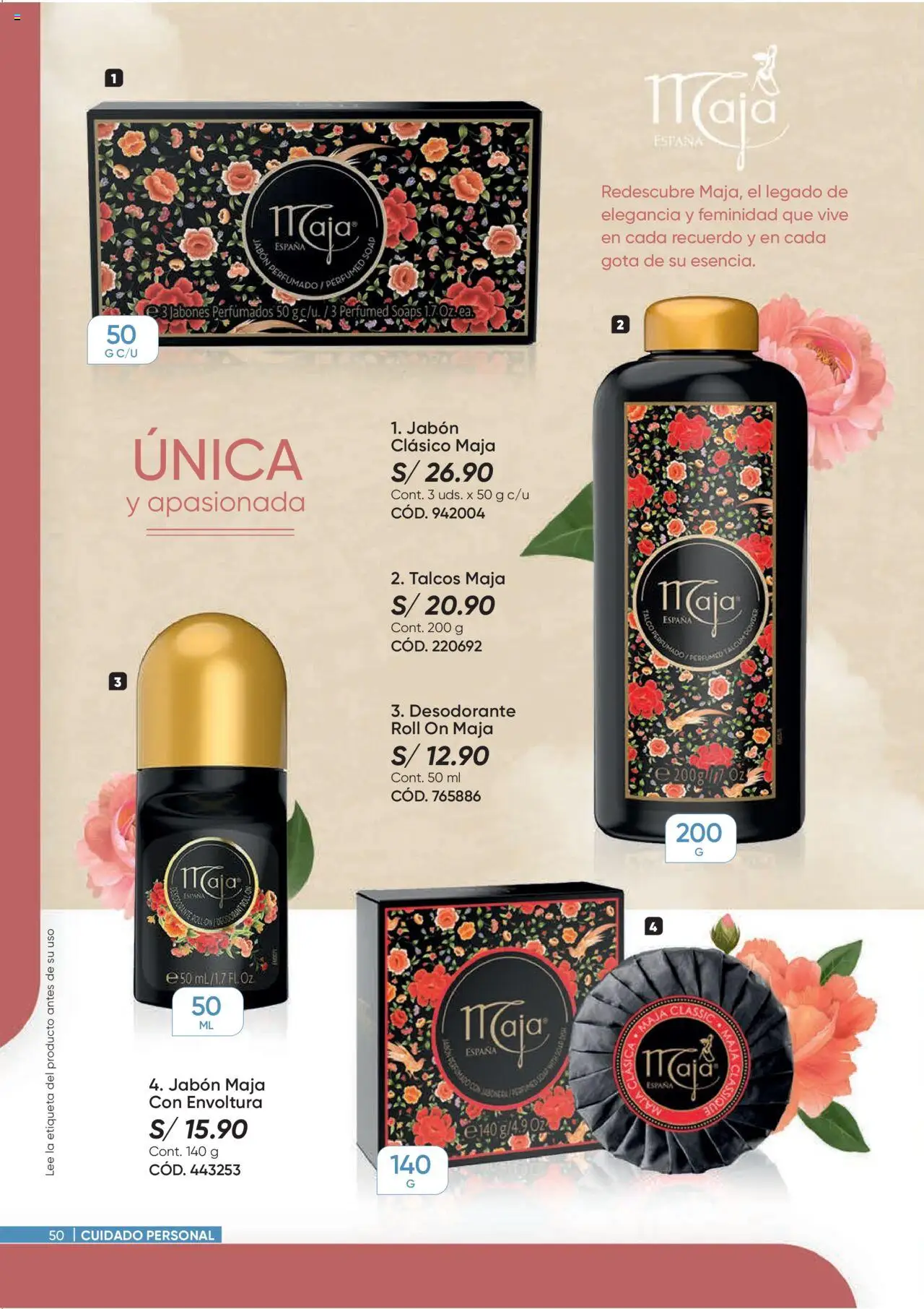 Catálogo Azzorti válido desde 15.09.2025 | Página: 50 | Productos: Jabón, Desodorante, Perfume