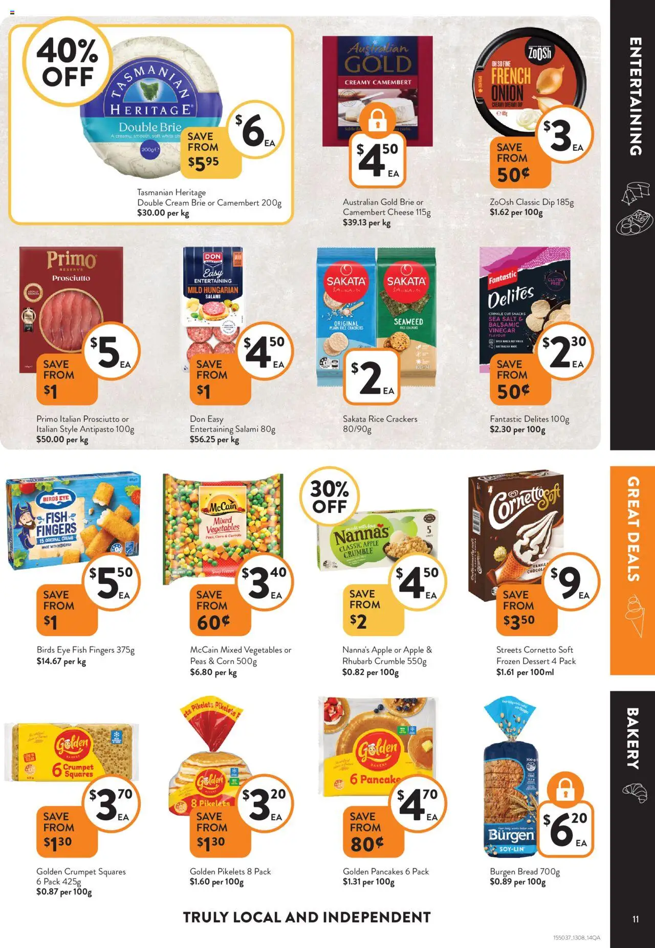Foodworks catalogue - valid from 13.08.2025 | Page: 11 | Products: Cheese, Salami, Fish, Salt