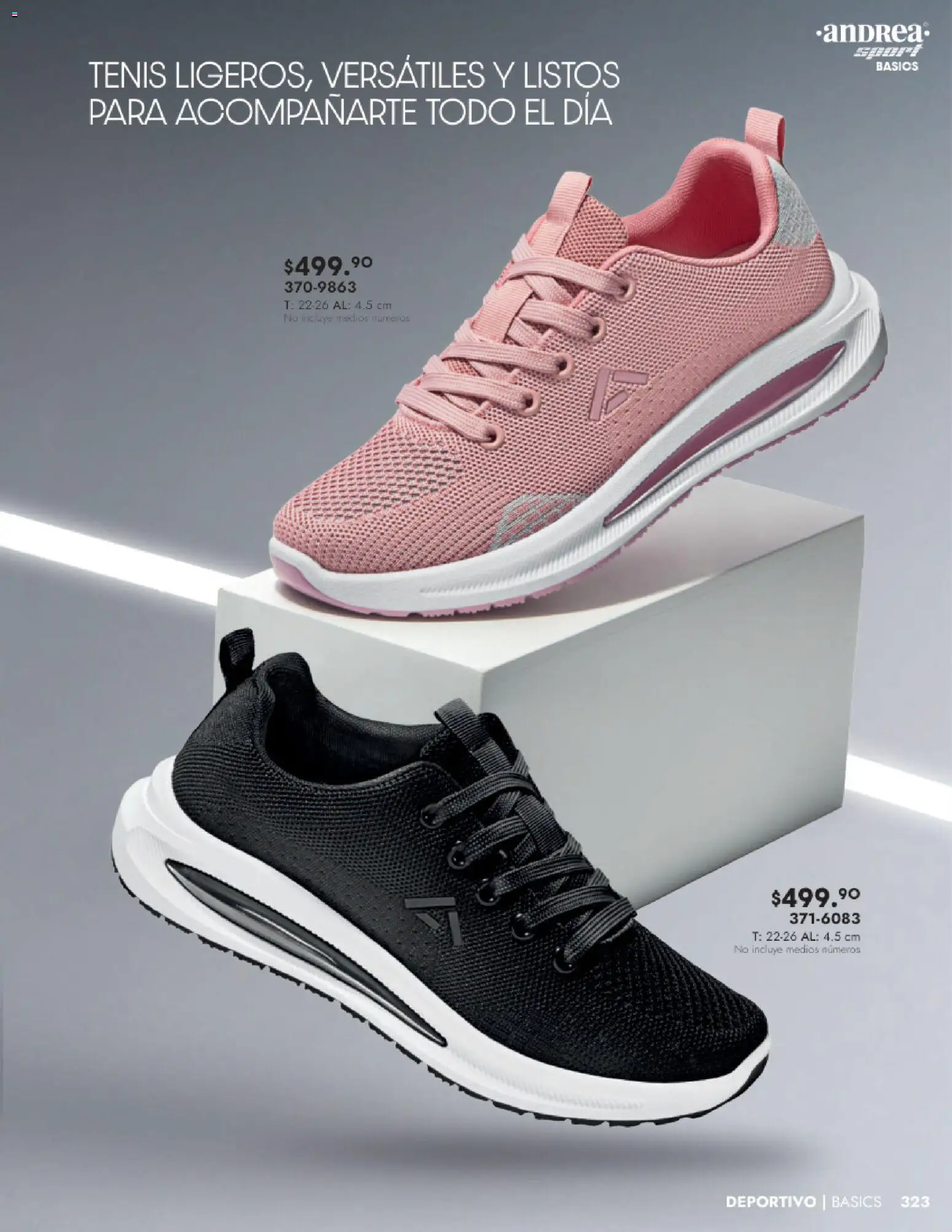 Nuevas ofertas de Andrea válidas en toda la República Mexicana desde el 24.08.2025. ¡Encuentra las mejores ofertas en Andrea - Catálogo Calzado Dama! | Página: 323 | Productos: Flexible