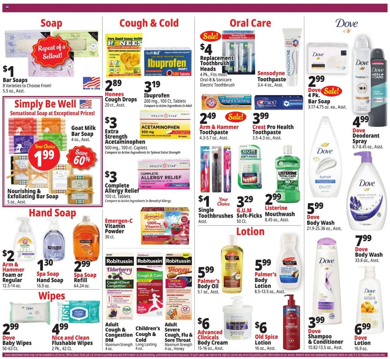 Ocean State Job Lot Weekly Ad - MA - valid from 16.10.2025 | Page: 12 | Products: Electric toothbrush, Conditioner, Oil, Body Wash