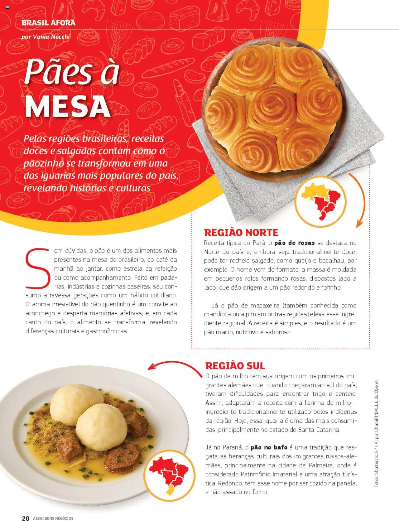 Assaí Atacadista Folheto - válido de 01.07.2025 | Página: 20 | Produtos: Aipim, Mandioca, Mesa, Pão