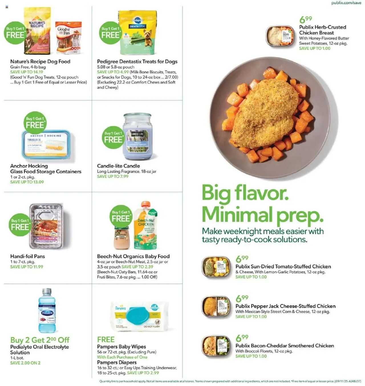 Publix Weekly Ad - valid from 10.09.2025 | Page: 17 | Products: Corn, Dog Food, Pepper, Bag