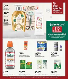 Preview of Target weekly ads valid from 21.12.2025 | Page: 6 | Products: Peppermint, Soap, Antiperspirant, Rifle